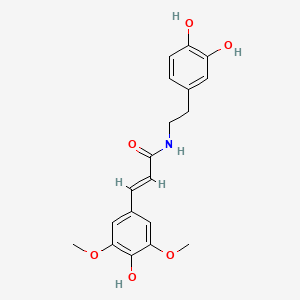 molecular formula C19H21NO6 B12793907 N-Sinapoyldopamine CAS No. 220957-88-0