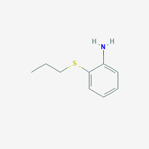 molecular formula C9H13NS B1279395 2-(丙硫基)苯胺 CAS No. 79792-95-3