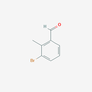 molecular formula C8H7BrO B1279399 3-溴-2-甲基苯甲醛 CAS No. 83647-40-9