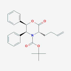 (3S,5S,6R)-3-(3-Butenyl)-2-oxo-5,6-diphenyl-4-morpholinecarboxylic Acid tert-Butyl Ester