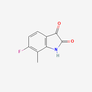 molecular formula C9H6FNO2 B1279404 6-氟-7-甲基异吲哚酮 CAS No. 57817-03-5