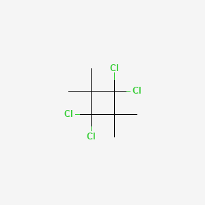 molecular formula C8H12Cl4 B12794071 1,1,3,3-Tetrachloro-2,2,4,4-tetramethylcyclobutane CAS No. 7374-59-6