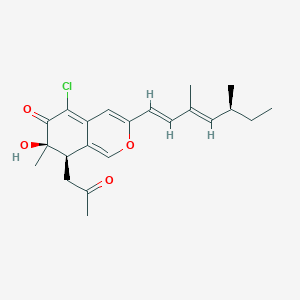 molecular formula C22H27ClO4 B127941 Isochromophilone IIa CAS No. 154170-71-5