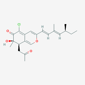 molecular formula C22H27ClO4 B127941 Isochromophilone II CAS No. 154170-71-5