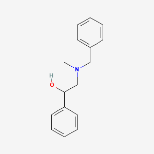 molecular formula C16H19NO B1279412 2-(Benzyl(methyl)amino)-1-phenylethanol CAS No. 29194-04-5
