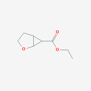 molecular formula C8H12O3 B1279422 Ethyl 2-oxabicyclo[3.1.0]hexane-6-carboxylate CAS No. 90482-42-1