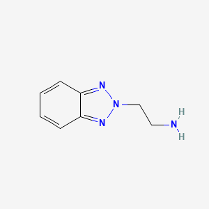 molecular formula C8H10N4 B1279423 2-(2H-苯并[d][1,2,3]三唑-2-基)乙胺 CAS No. 69980-83-2