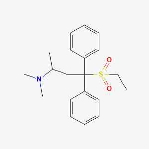 molecular formula C20H27NO2S B12794296 Methiodone CAS No. 114538-73-7