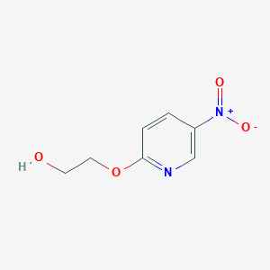 molecular formula C7H8N2O4 B127943 2-(5-Nitropyridin-2-yloxy)ethanol CAS No. 143071-39-0