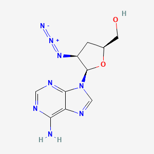 molecular formula C10H12N8O2 B12794300 2'-AzddaraA CAS No. 79872-72-3