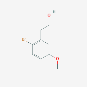 molecular formula C9H11BrO2 B1279433 2-(2-Bromo-5-methoxyphenyl)ethanol CAS No. 75534-35-9