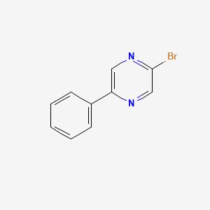 molecular formula C10H7BrN2 B1279434 2-Bromo-5-phenylpyrazine CAS No. 243472-69-7