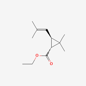 molecular formula C12H20O2 B12794373 Ethyl trans-chrysanthemate CAS No. 41641-25-2