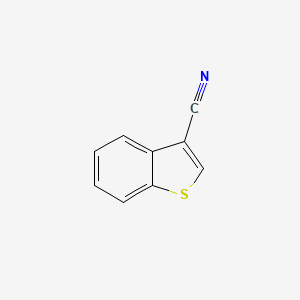 molecular formula C9H5NS B1279438 Benzo[b]thiophene-3-carbonitrile CAS No. 24434-84-2