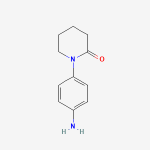 molecular formula C11H14N2O B1279453 1-(4-Aminophenyl)piperidin-2-one CAS No. 438056-68-9