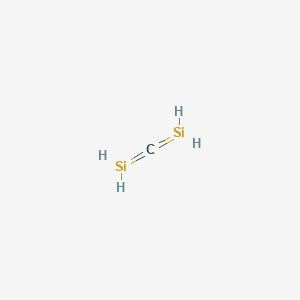 molecular formula CH4Si2 B12794552 Disilicon carbide CAS No. 12070-04-1