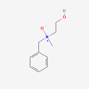 molecular formula C10H15NO2 B12794620 N-benzyl-2-hydroxy-N-methylethanamine oxide CAS No. 15831-63-7