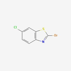 molecular formula C7H3BrClNS B1279464 2-Bromo-6-chlorobenzo[d]thiazole CAS No. 3507-17-3