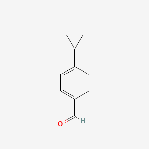 molecular formula C10H10O B1279468 4-Cyclopropylbenzaldehyde CAS No. 20034-50-8