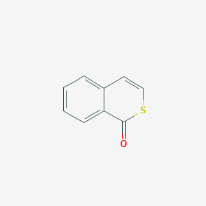 molecular formula C9H6OS B12794680 1H-Isothiochromen-1-one CAS No. 5962-03-8