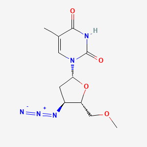 molecular formula C11H15N5O4 B12794685 3'-Azido-5'-O-methyl-3'-deoxythymidine CAS No. 121456-54-0