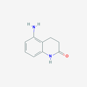 molecular formula C9H10N2O B1279469 5-Amino-3,4-dihydroquinolin-2(1H)-one CAS No. 58130-38-4