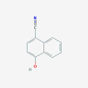 molecular formula C11H7NO B1279470 4-羟基萘-1-碳腈 CAS No. 35462-47-6