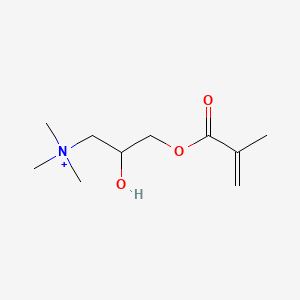 molecular formula C10H20NO3+ B12794822 R7L5Tky9RZ CAS No. 31652-17-2