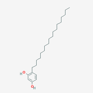 molecular formula C24H42O2 B12794844 4-Octadecylbenzene-1,3-diol CAS No. 21093-23-2