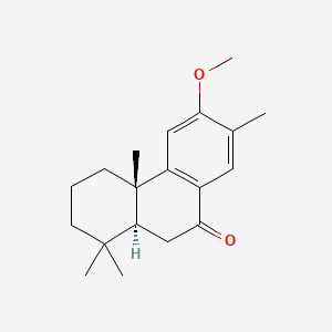 molecular formula C19H26O2 B12794857 O-Methylnimbiol CAS No. 3772-54-1