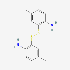 molecular formula C14H16N2S2 B1279486 2-[(2-Amino-5-methylphenyl)dithio]-4-methylaniline CAS No. 31183-91-2