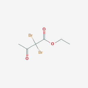 molecular formula C6H8Br2O3 B1279488 2,2-Dibromo-3-oxo-butyric acid ethyl ester CAS No. 89415-67-8