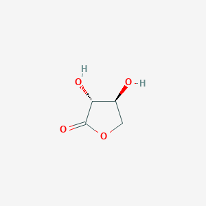 molecular formula C4H6O4 B127951 (3R,4S)-3,4-dihydroxyoxolan-2-one CAS No. 21730-93-8