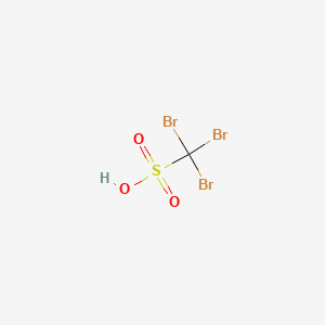 molecular formula CHBr3O3S B12795154 Tribromomethanesulfonic acid CAS No. 5398-23-2
