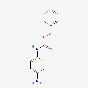 molecular formula C14H14N2O2 B1279517 苄基 N-(4-氨基苯基)氨基甲酸酯 CAS No. 82720-42-1
