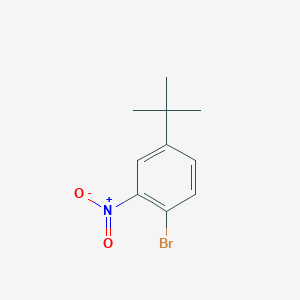 molecular formula C10H12BrNO2 B1279519 1-Bromo-4-(tert-butyl)-2-nitrobenzene CAS No. 70729-05-4