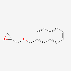 molecular formula C14H14O2 B12795206 Oxirane, ((2-naphthalenylmethoxy)methyl)- CAS No. 66931-58-6