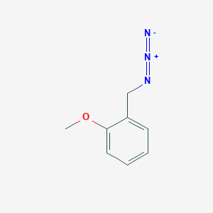molecular formula C8H9N3O B1279528 Benzene, 1-(azidomethyl)-2-methoxy- CAS No. 300823-47-6