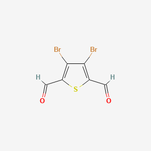 molecular formula C6H2Br2O2S B1279534 3,4-Dibromothiophene-2,5-dicarboxaldehyde CAS No. 25373-20-0