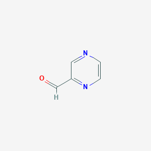 molecular formula C5H4N2O B1279537 Pyrazine-2-carbaldehyde CAS No. 5780-66-5