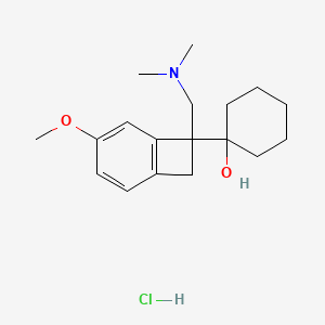 molecular formula C18H28ClNO2 B12795377 22Wtc47mln CAS No. 242473-07-0