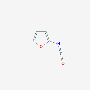 molecular formula C5H3NO2 B1279539 Furan, 2-isocyanato- CAS No. 76537-07-0