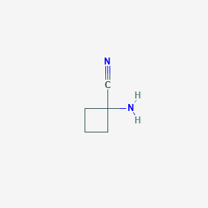 molecular formula C5H8N2 B1279541 1-Aminocyclobutanecarbonitrile CAS No. 70780-84-6