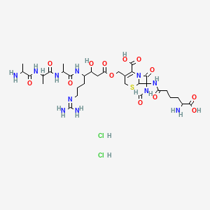 molecular formula C32H53Cl2N11O13S B12795480 Antibiotic tan-547C CAS No. 97232-34-3