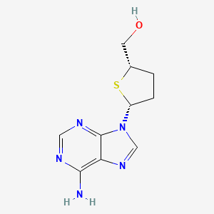 molecular formula C10H13N5OS B12795497 2',3'-Dideoxy-4'-thioadenosine CAS No. 137819-75-1