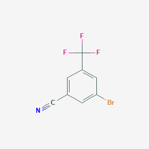 molecular formula C8H3BrF3N B1279550 3-溴-5-(三氟甲基)苯甲腈 CAS No. 691877-03-9