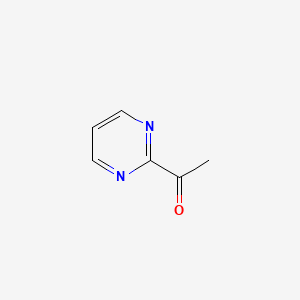 molecular formula C6H6N2O B1279551 2-Acetylpyrimidine CAS No. 53342-27-1