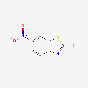 molecular formula C7H3BrN2O2S B1279558 2-Bromo-6-nitrobenzothiazole CAS No. 2516-37-2