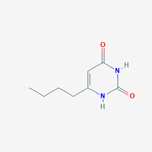 molecular formula C8H12N2O2 B1279560 2,4(1H,3H)-Pyrimidinedione, 6-butyl- 