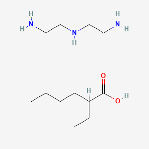molecular formula C12H29N3O2 B12795756 Einecs 264-139-0 CAS No. 63428-89-7